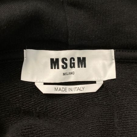  MSGM プルオーバー パーカー サイズ L メンズ 2000MM515 ブラック