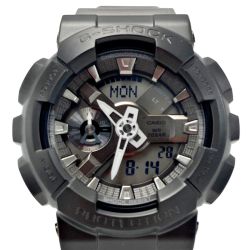 ☆☆ CASIO カシオ G-SHOCK メタルカバード GM-110MF-1ADR グレー系 デジアナ クォーツ メンズ 腕時計 箱・取説有 Aランク