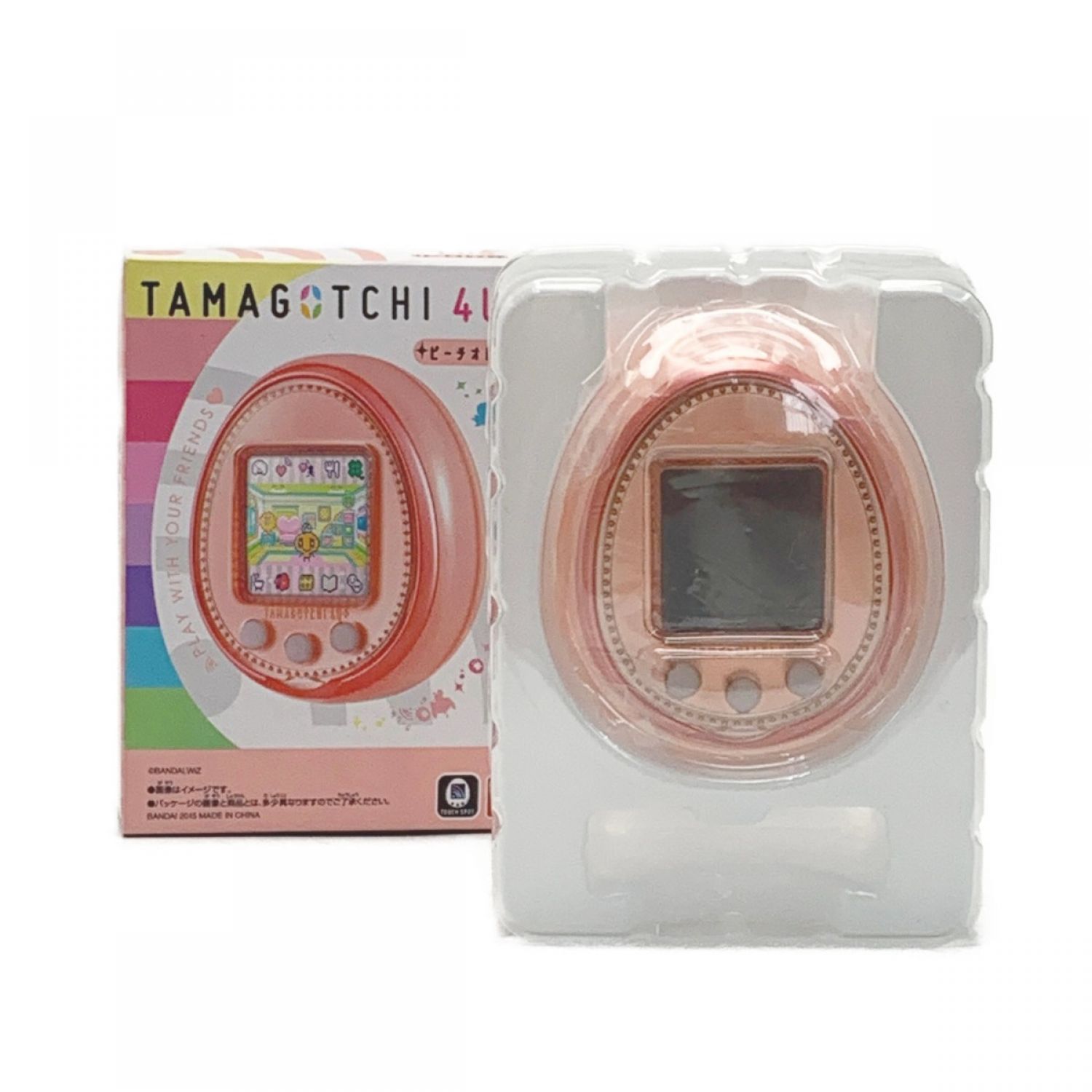 中古】 TAMAGOTCHI たまごっち《 TAMAGOTCHI 4U+ 》ピーチオレンジ A