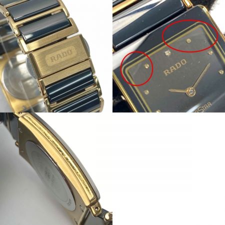  RADO ラドー ダイヤスター デイト 160.0281.3N ブラック クォーツ メンズ 腕時計 DIASTAR Cランク