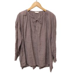 ☆☆ YARRA ヤラ リネン シャツ サイズ フリー レディース YR-81-029 ピンク系 Bランク