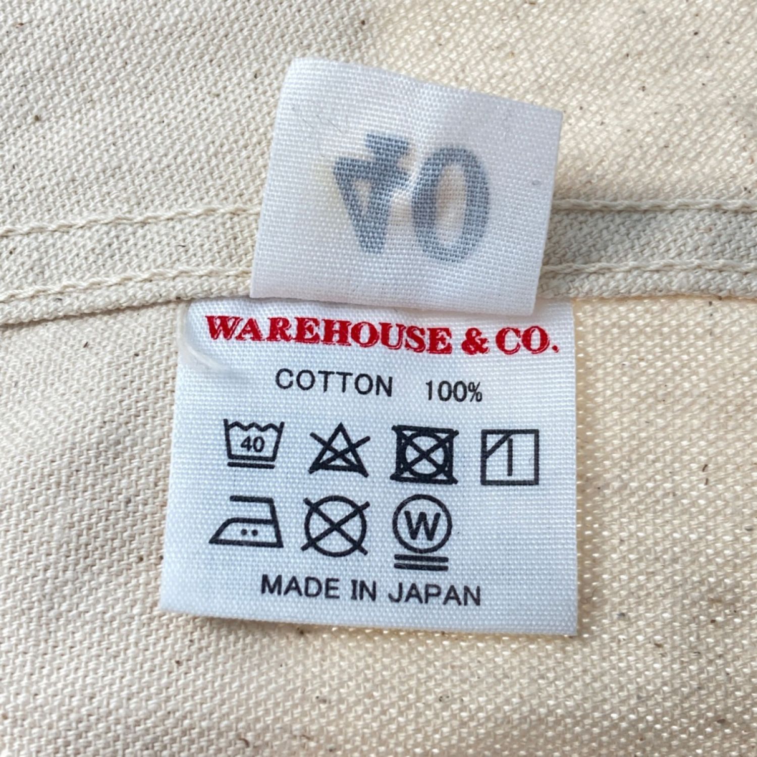 中古】 warehouse ウェアハウス カバーオール ジャケット サイズ 40