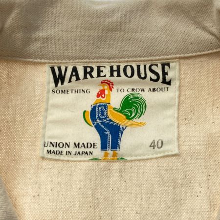  warehouse ウェアハウス カバーオール ジャケット サイズ 40 メンズ ベージュ