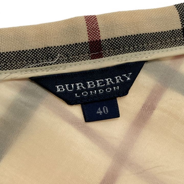 BURBERRY LONDON バーバリーロンドン ロングスカート サイズ 40 チェック柄 レディース ﾉﾊﾞﾁｪｯｸ FXA47-014  アイボリー｜中古｜なんでもリサイクルビッグバン