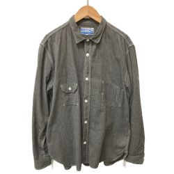 ☆☆ TCB jeans シャツ サイズ 44 メンズ Catlight Shirts グレー Bランク