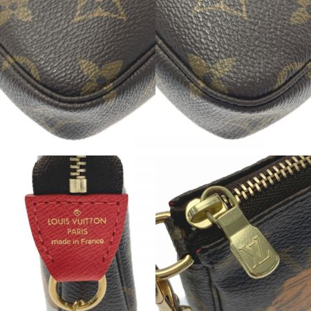  LOUIS VUITTON ルイヴィトン モノグラム ミニ ポシェット アクセソワール M63830 ホリデー アクセサリーポーチ