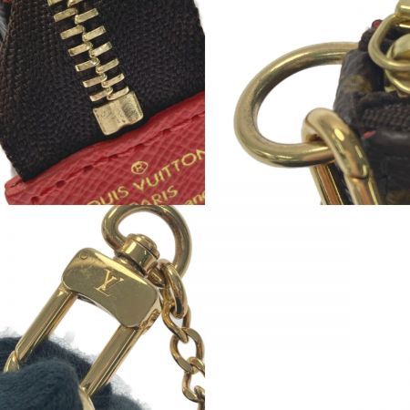  LOUIS VUITTON ルイヴィトン モノグラム ミニ ポシェット アクセソワール M63830 ホリデー アクセサリーポーチ