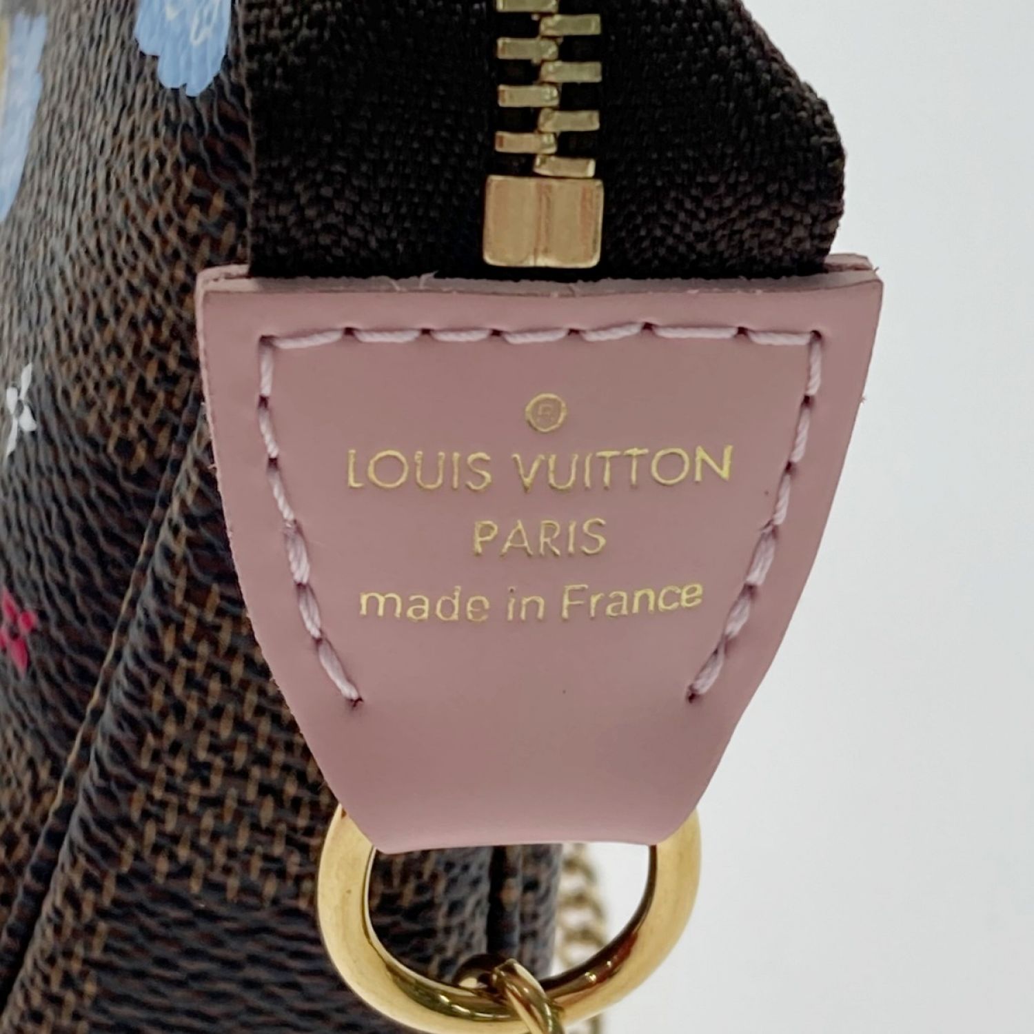 中古】 LOUIS VUITTON ルイヴィトン ダミエ ミニ ポシェット アクセ