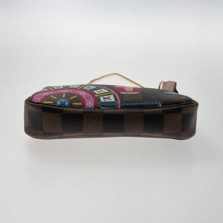  LOUIS VUITTON ルイヴィトン ダミエ ミニ ポシェット アクセソワール N60402 ヴィヴィエンヌ アクセサリーポーチ