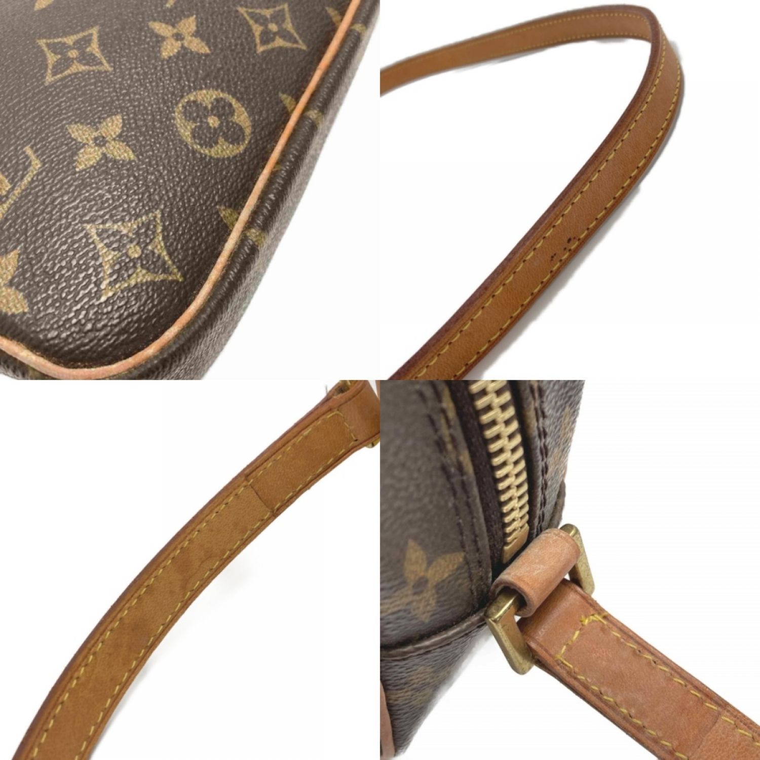 中古】 LOUIS VUITTON ルイヴィトン モノグラム ポシェット・シテ