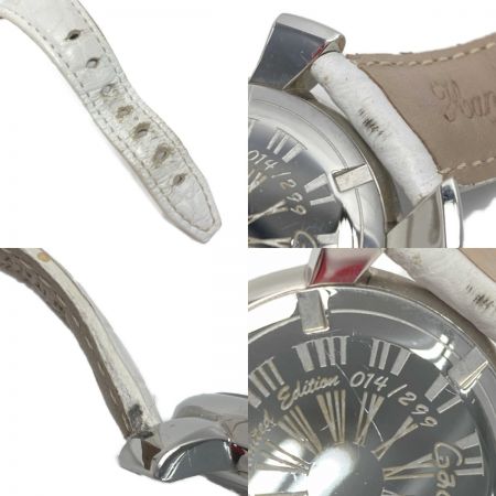  GAGA MILANO ガガミラノ マヌアーレ40 限定299本 91103062 クォーツ ユニセックス 腕時計