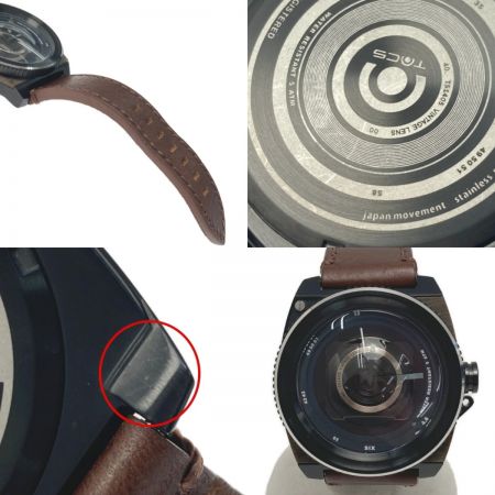  TACS ヴィンテージレンズ TS1405A クォーツ メンズ 腕時計 VINTAGE LENS