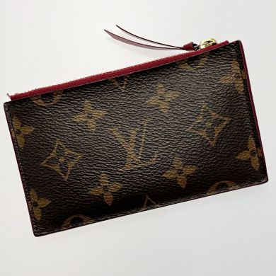 中古】 LOUIS VUITTON ルイヴィトン ポルトカルト・ジップ コイン ...