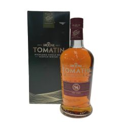 ☆☆ TOMATIN トマーチン 14年 ポートカスク 700ml 46度 スコッチウイスキー 古酒 箱有 Nランク 未開栓