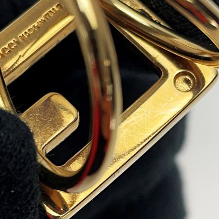  GUCCI グッチ Gモチーフ ゴールド スカーフリング メッキ レディース ヴィンテージ