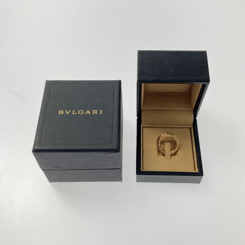 中古】 BVLGARI ブルガリ B-ZERO1 リング K18YG #48 指輪 箱有 ビー