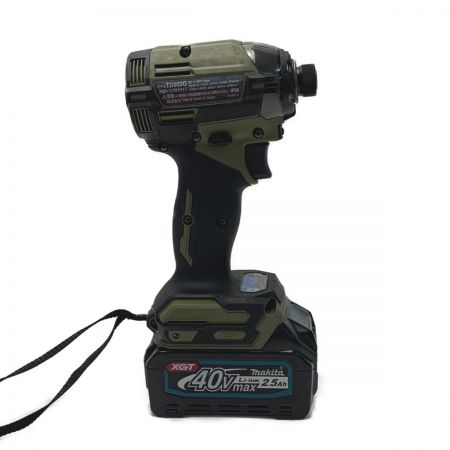  MAKITA マキタ 《 充電式インパクトドライバ  》オリーブ / 40V max / 2.5Ah / TD002GRDXO グリーン