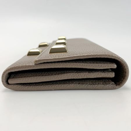  Salvatore Ferragamo サルヴァトーレフェラガモ ガンチーニ  JP-22-D502 グレージュ 2つ折り長財布 