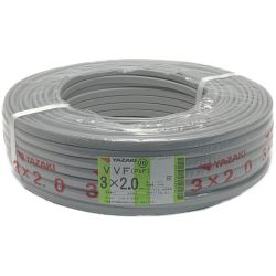 ☆☆  YAZAKI 矢崎《 VVFケーブル 平形 》100m巻 / 灰色 / VVF3×2.0 / 0064 3x2.0 Sランク
