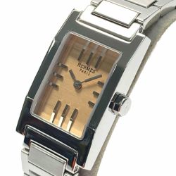 ☆☆ HERMES エルメス タンデム TA1.210 オレンジ系 クォーツ レディース 腕時計 箱・取説有 Aランク