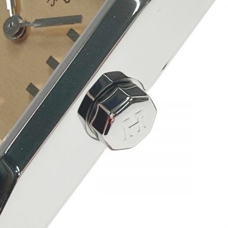  HERMES エルメス タンデム TA1.210 オレンジ系 クォーツ レディース 腕時計 箱・取説有