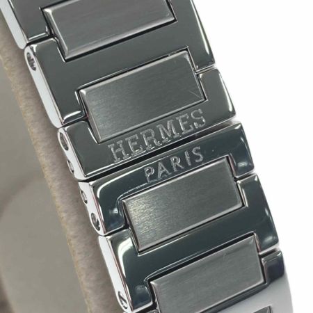  HERMES エルメス タンデム TA1.210 オレンジ系 クォーツ レディース 腕時計 箱・取説有