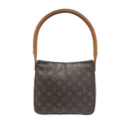 ☆☆ LOUIS VUITTON ルイヴィトン モノグラム ルーピングMM ショルダーバッグ M51146 布袋有 ワンショルダー Cランク