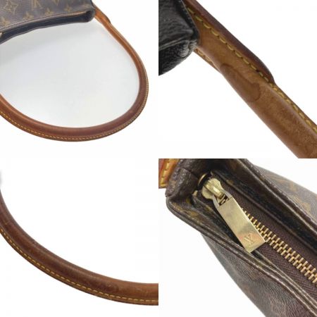  LOUIS VUITTON ルイヴィトン モノグラム ルーピングMM ショルダーバッグ M51146 布袋有 ワンショルダー