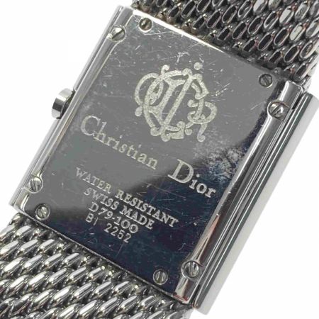 中古】 Christian Dior クリスチャンディオール リバ D79-100 シルバー