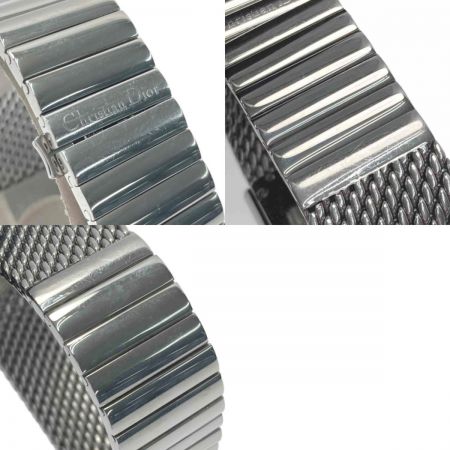  Christian Dior クリスチャンディオール リバ D79-100 シルバー クォーツ レディース 腕時計 箱有