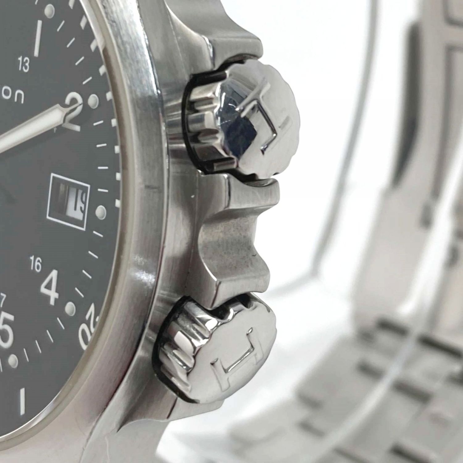 HAMILTON ハミルトン メンズ腕時計 カーキ アビエーション パイロット ブラック文字盤 右腕用 自動巻き 未使用品