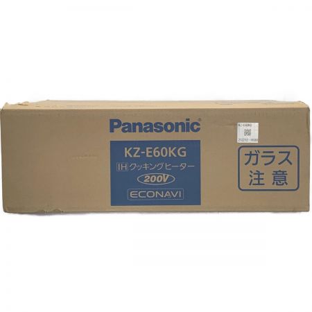  Panasonic パナソニック 《 据置IHクッキングヒーター 》2019年製 / 200V / KZ-E60KG