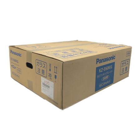  Panasonic パナソニック 《 据置IHクッキングヒーター 》2019年製 / 200V / KZ-E60KG