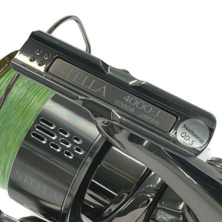  SHIMANO シマノ 18 ステラ 4000 スピニングリール リールポーチ付き 03808