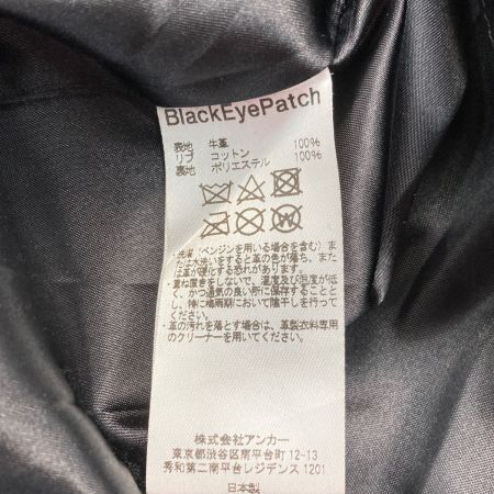  blackeyepatch ブラックアイパッチ レザージャケット サイズ XL メンズ EMBLEM LEATHER JACKET ブラック