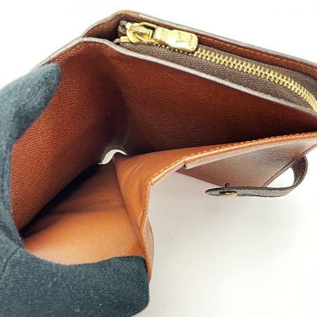  LOUIS VUITTON ルイヴィトン ポルト パピエ ジップ M61207 モノグラム 2つ折り財布 レディース メンズ ゴールド金具