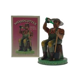 ☆☆  WOODCUTTER ウッドグリッパー《 酒飲み木こり 》ブリキ / 日本製 Cランク