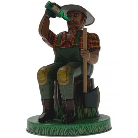   WOODCUTTER ウッドグリッパー《 酒飲み木こり 》ブリキ / 日本製