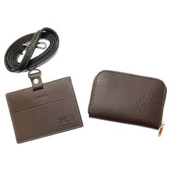 ☆☆ Somes Saddle ソメスサドル IDカードケース＆コインケース ブラウン 100周年 レザー レディース 箱有 Sランク
