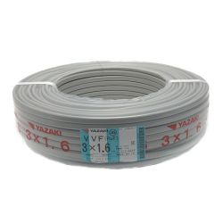 ☆☆  YAZAKI 矢崎《 VVFケーブル 平形 》100m巻 / 灰色 / VVF3×1.6 / 0307 3x1.6 Sランク
