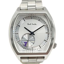 ☆☆ Paul Smith ポールスミス ナンバー7 スモールセコンド 1045-T019421 シルバー クォーツ メンズ 腕時計 Bランク