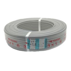☆☆  AZAKI 矢崎《 VVFケーブル 平形 》100m巻 / 灰色 / VVF3×1.6 / 1047 Nランク