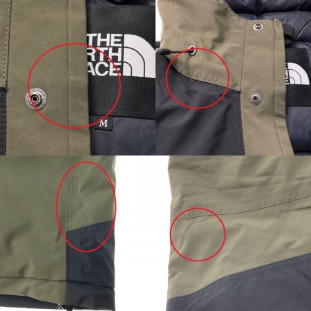  THE NORTH FACE ザノースフェイス ダウンジャケット サイズ M メンズ ND92237 カーキ×ブラック