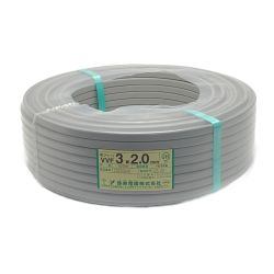 ☆☆  弥栄電線株式会社《 VVFケーブル 平形 》100m巻 / 灰色 / VVF3×2.0 / 10220820 3x2.0 Sランク