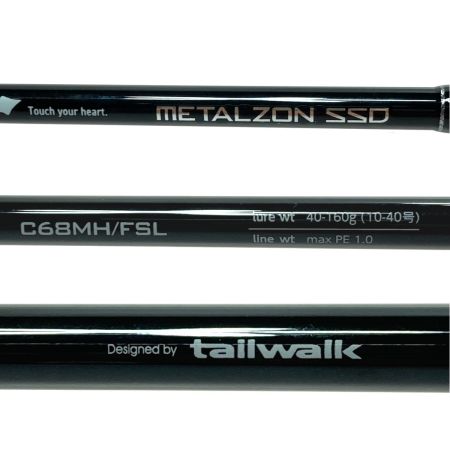  tailwalk テイルウォーク METALZON メタルゾン SSD C68MH/FSL ルアーロッド 竿袋付き