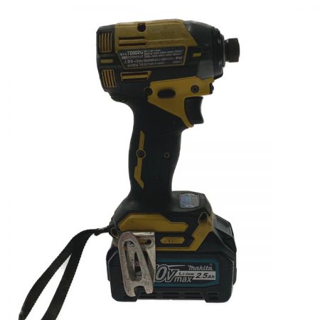  MAKITA マキタ 《 充電式インパクトドライバ 》イエロー×ブラック / TD002G イエロー×ブラック