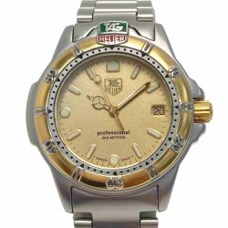 ☆☆ TAG HEUER タグホイヤー 4000シリーズ プロフェッショナル 995.413K ゴールド クォーツ ボーイズ 腕時計 Bランク