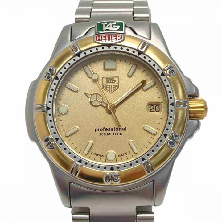 TAG HEUER タグホイヤー 4000シリーズ プロフェッショナル 995.413K ゴールド クォーツ ボーイズ  腕時計｜中古｜なんでもリサイクルビッグバン