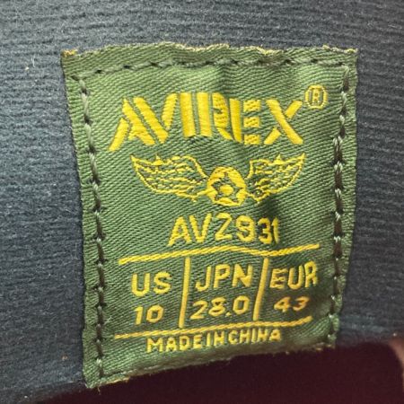  AVIREX アビレックス ブーツ ショートブーツ SIZE 28cm メンズ AV2931 ブラウン