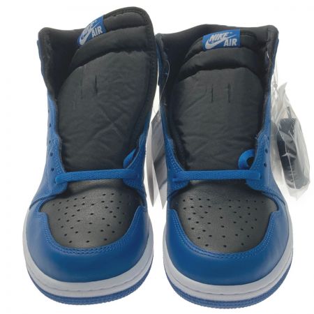  NIKE ナイキ エア ジョーダン 1 レトロ ハイ OG スニーカー 28.5cm メンズ 箱付き 555088-404 ブラック×ブルー